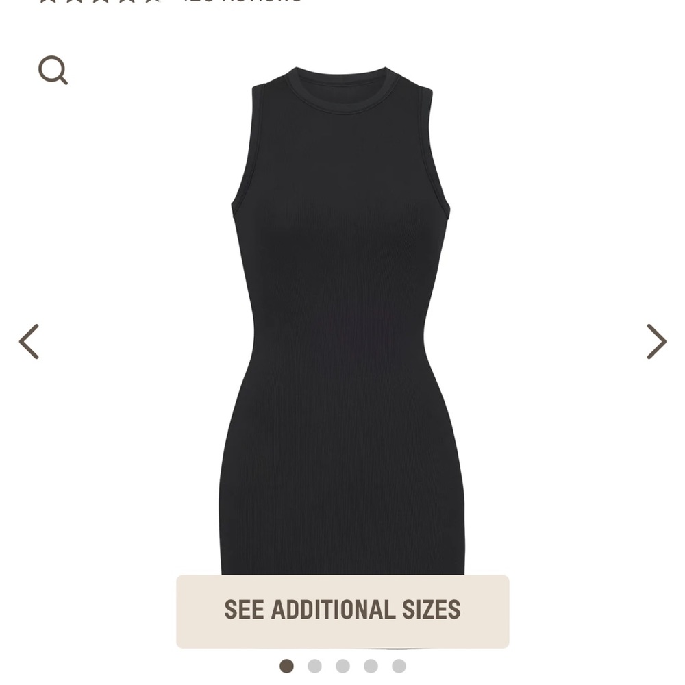 SKIMS Cotton Rib Tank Dress